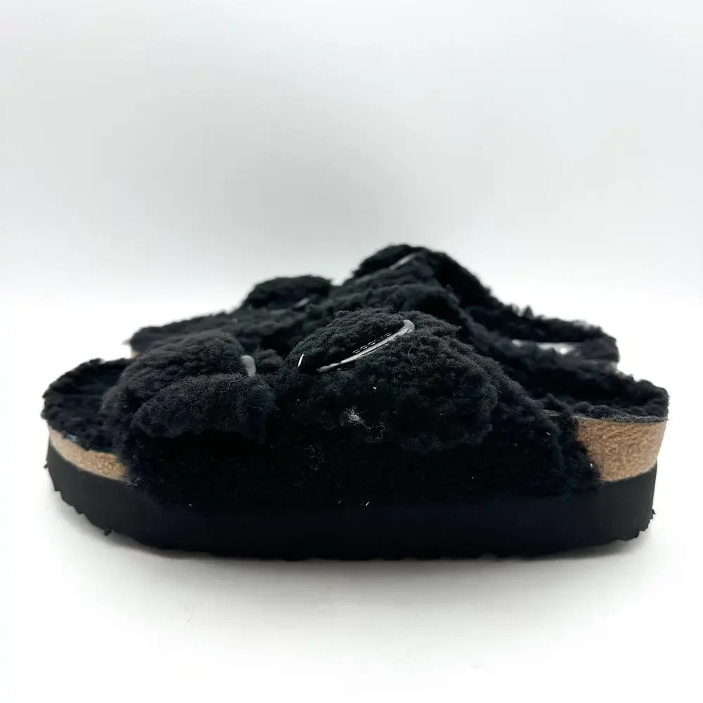 Birkenstock Papillio Womens Arizona Big Buckle Sandals EU 36 US 5 Black NWT